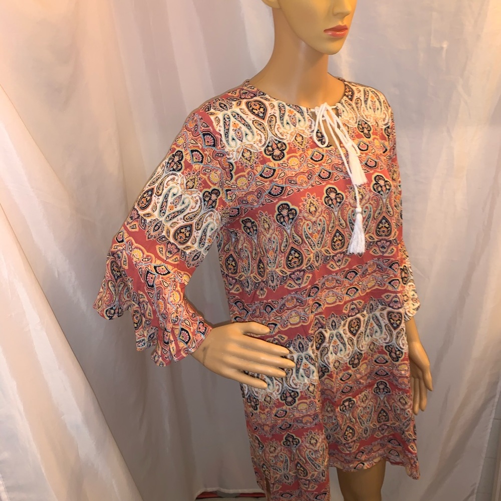NWT size MED flutter sleeve BATHING SUIT COVER UP